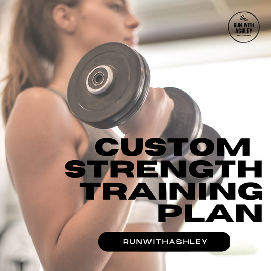Custom Strength Training Plan Only (Monthly)