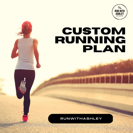 Custom Running Plan Only (Monthly)